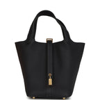 Hermes Picotin Lock 18 Caban Clemence Gold Hardware
