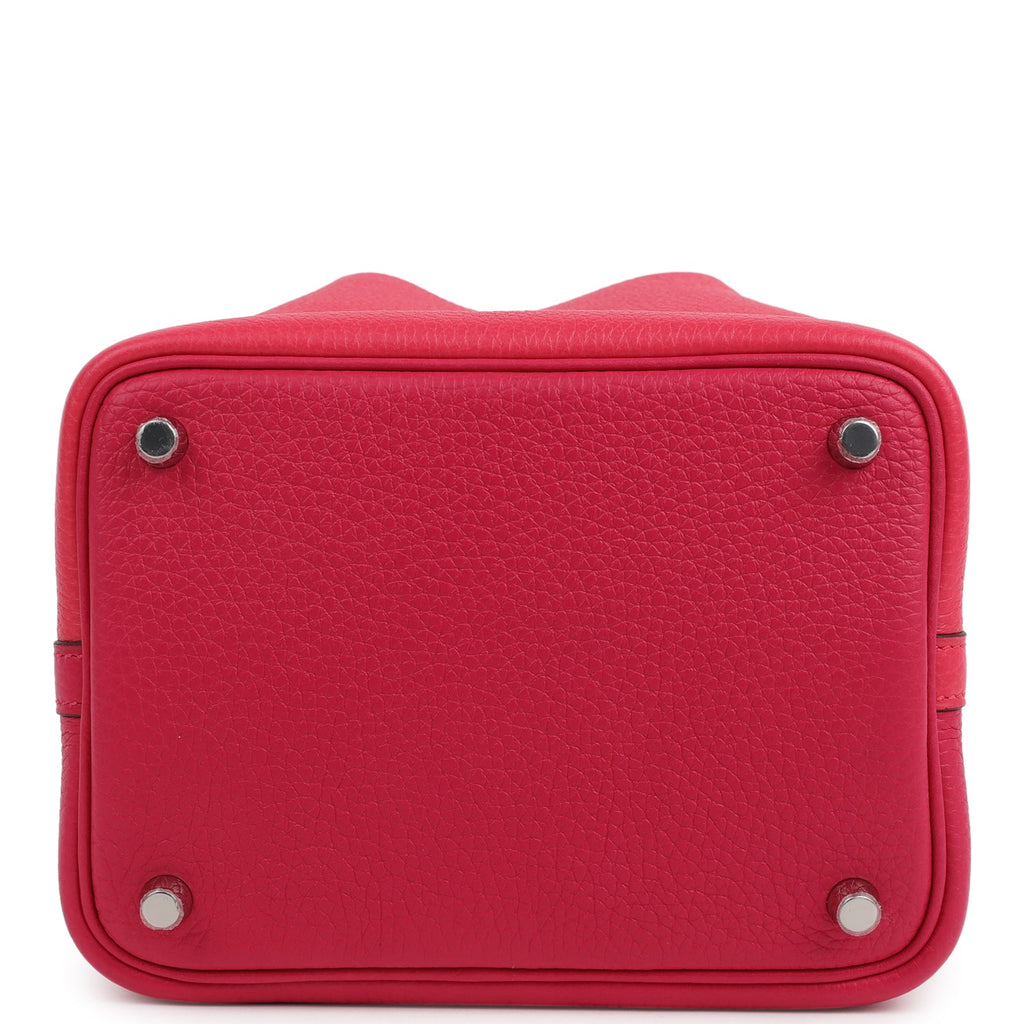 Hermes Picotin Lock 18 Casaque Rose Extreme and Rose Mexico Palladium Hardware