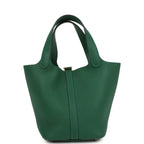 Hermes Picotin Lock 18 Vert Moyen Clemence Gold Hardware