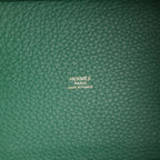 Hermes Picotin Lock 18 Vert Moyen Clemence Gold Hardware