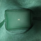 Hermes Picotin Lock 18 Vert Moyen Clemence Gold Hardware