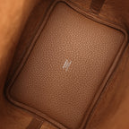 Hermes Picotin Lock 18 Alezan Clemence Palladium Hardware