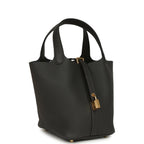 Hermes Picotin Lock 18 Dark Bronze Clemence Gold Hardware