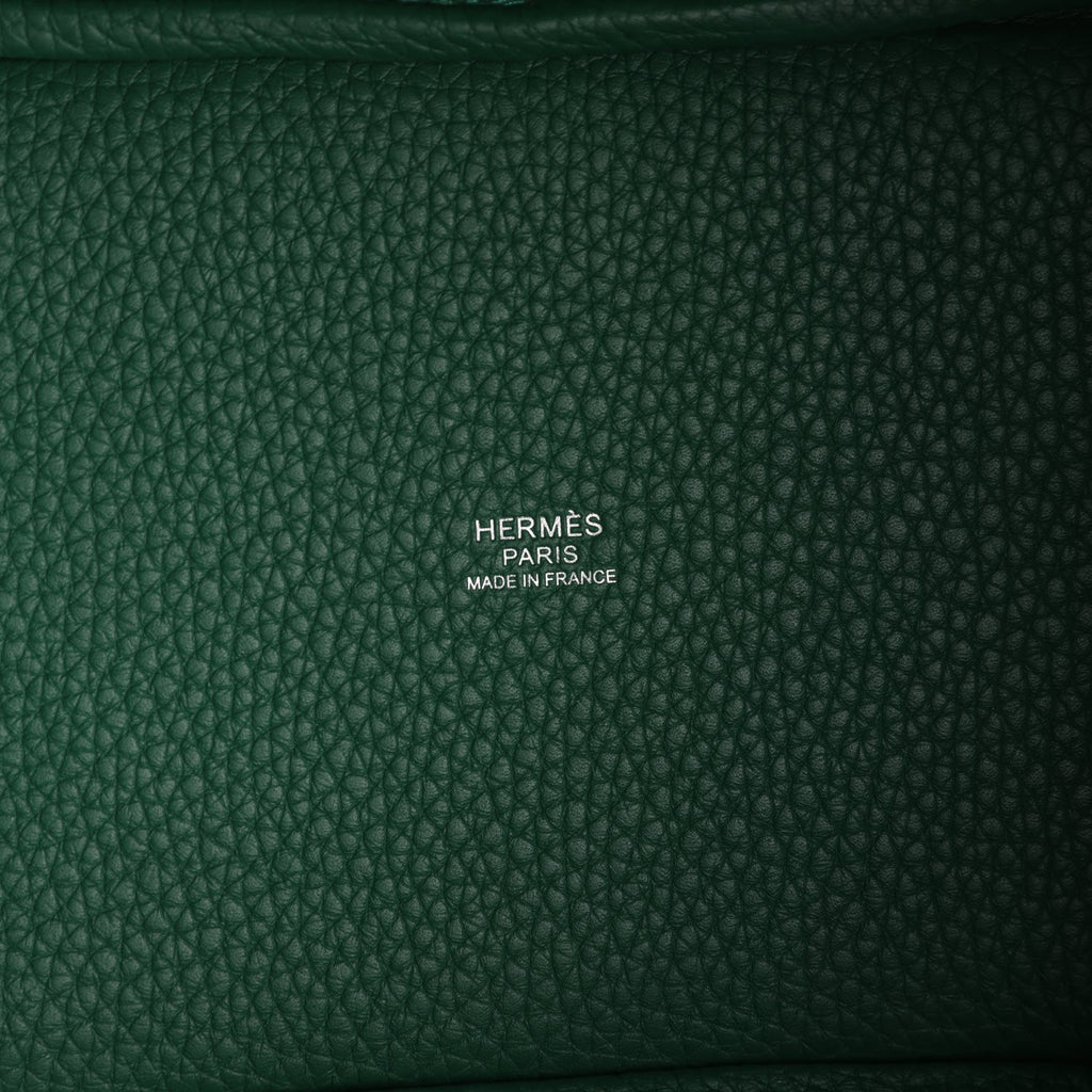 Hermes Picotin Lock 18 Vert Moyen Clemence Palladium Hardware