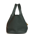Hermes Picotin Lock 22 Vert Mangrove Clemence Gold Hardware