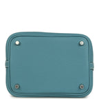 Hermes Picotin Lock 18 Blue Jean Clemence Palladium Hardware