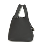 Hermes Picotin Lock Eclat 18 Ardoise Clemence and Gris Platine Swift Palladium Hardware