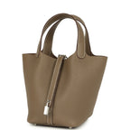 Hermes Picotin Lock 18 Etoupe Clemence Palladium Hardware
