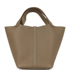 Hermes Picotin Lock 22 Etoupe Clemence Palladium Hardware