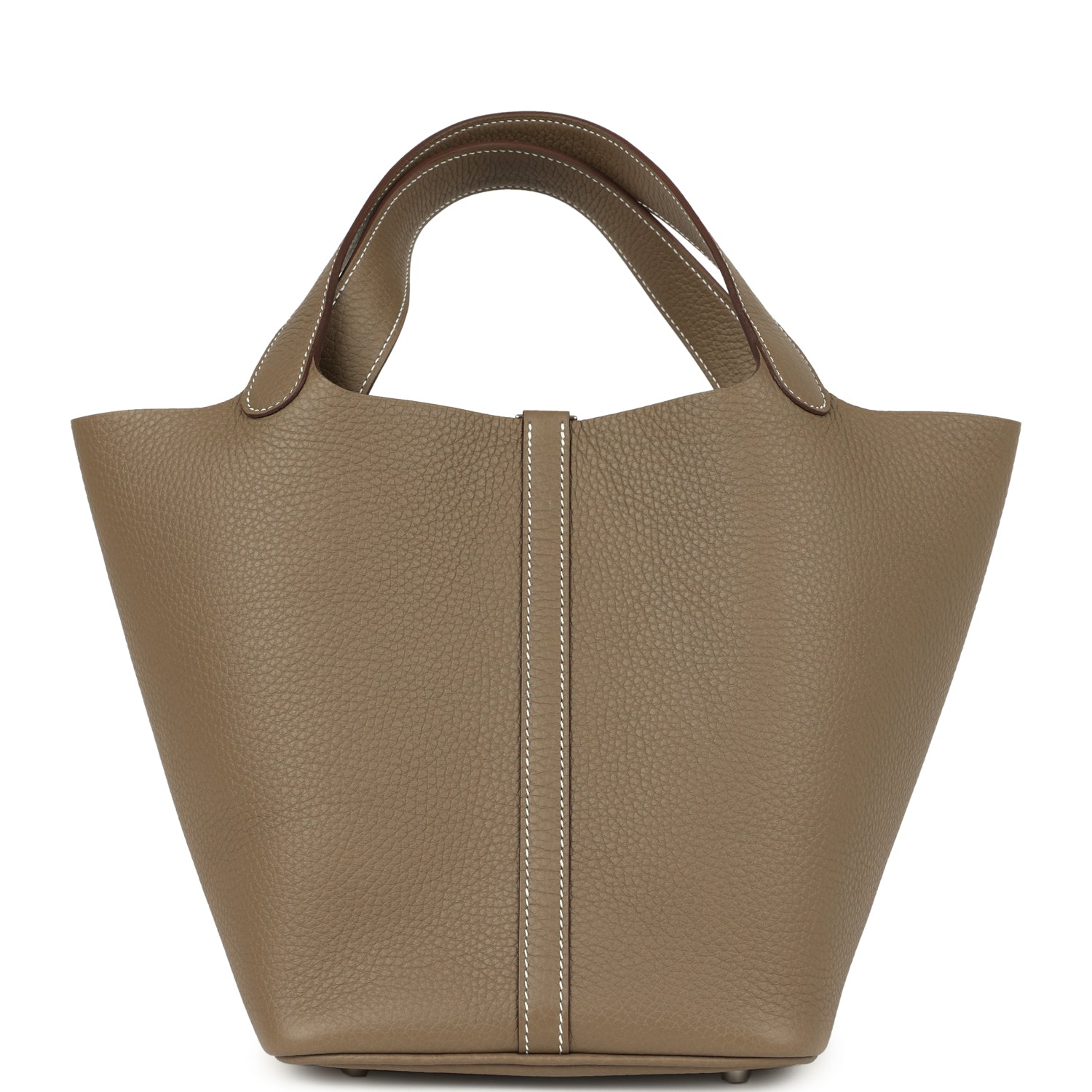 Hermes Picotin Lock 22 Etoupe Clemence Palladium Hardware