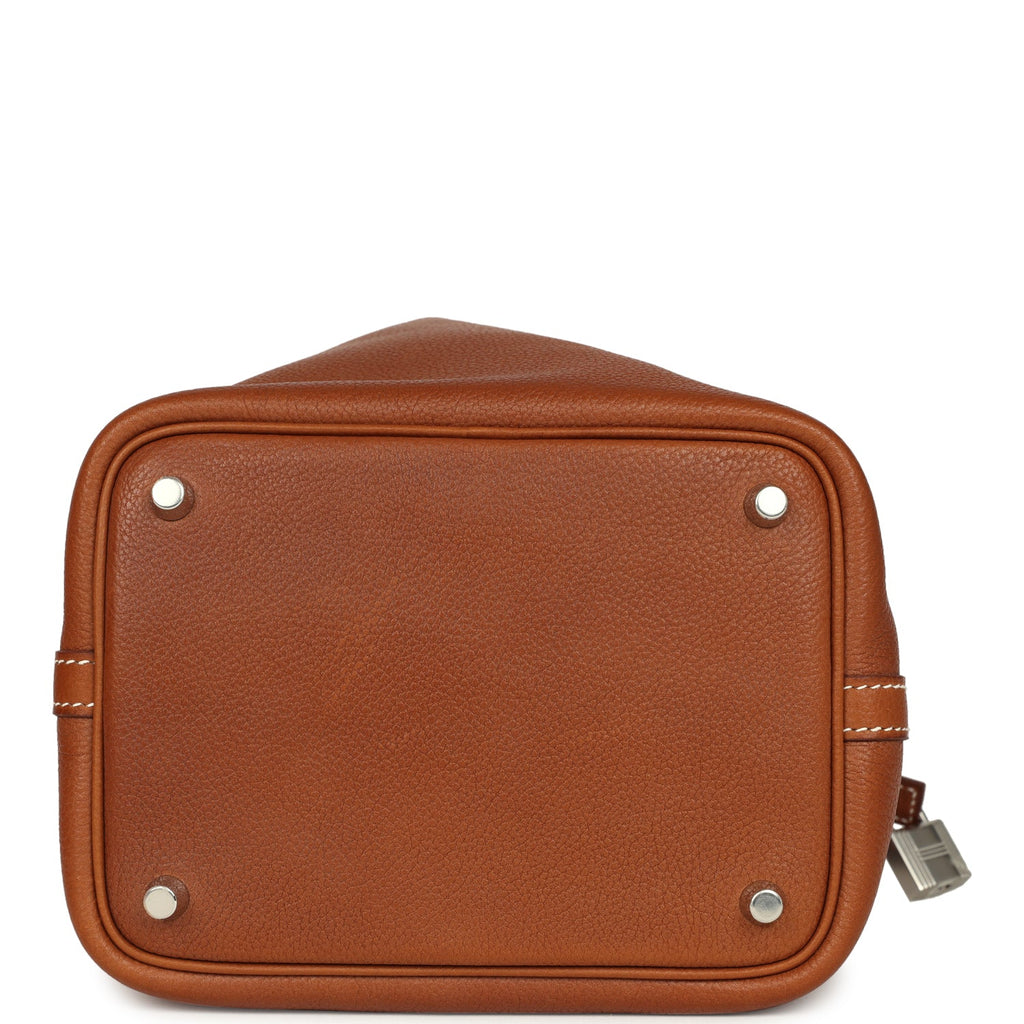 Hermes Picotin Lock 18 Fauve Barenia Faubourg Palladium Hardware