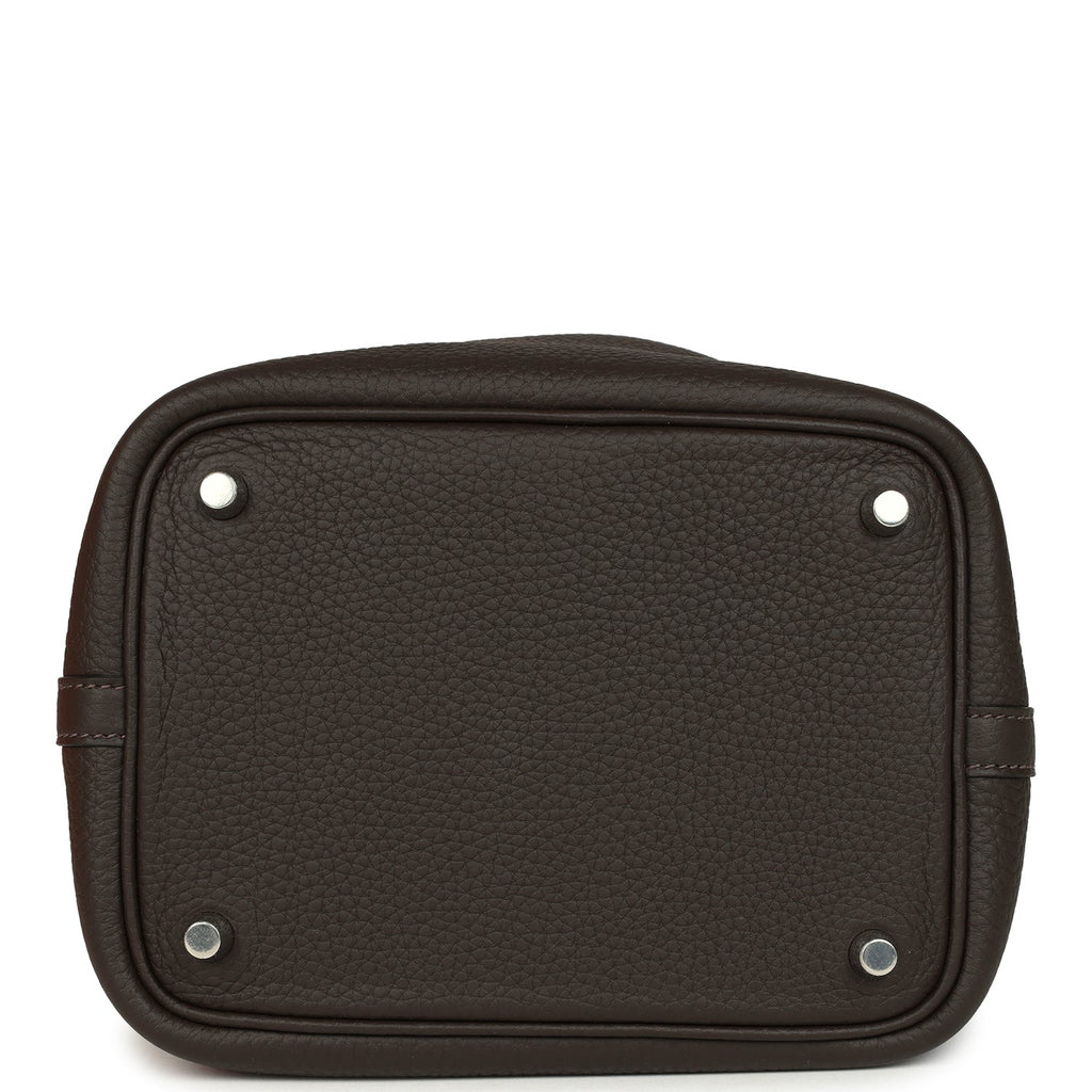 Hermes Picotin Lock 18 Ebene Clemence Palladium Hardware