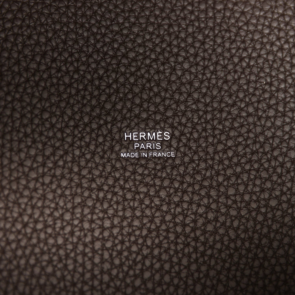 Hermes Picotin Lock 18 Ebene Clemence Palladium Hardware