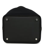 Hermes Picotin Cargo 18 Black Toile Goeland and Swift Palladium Hardware