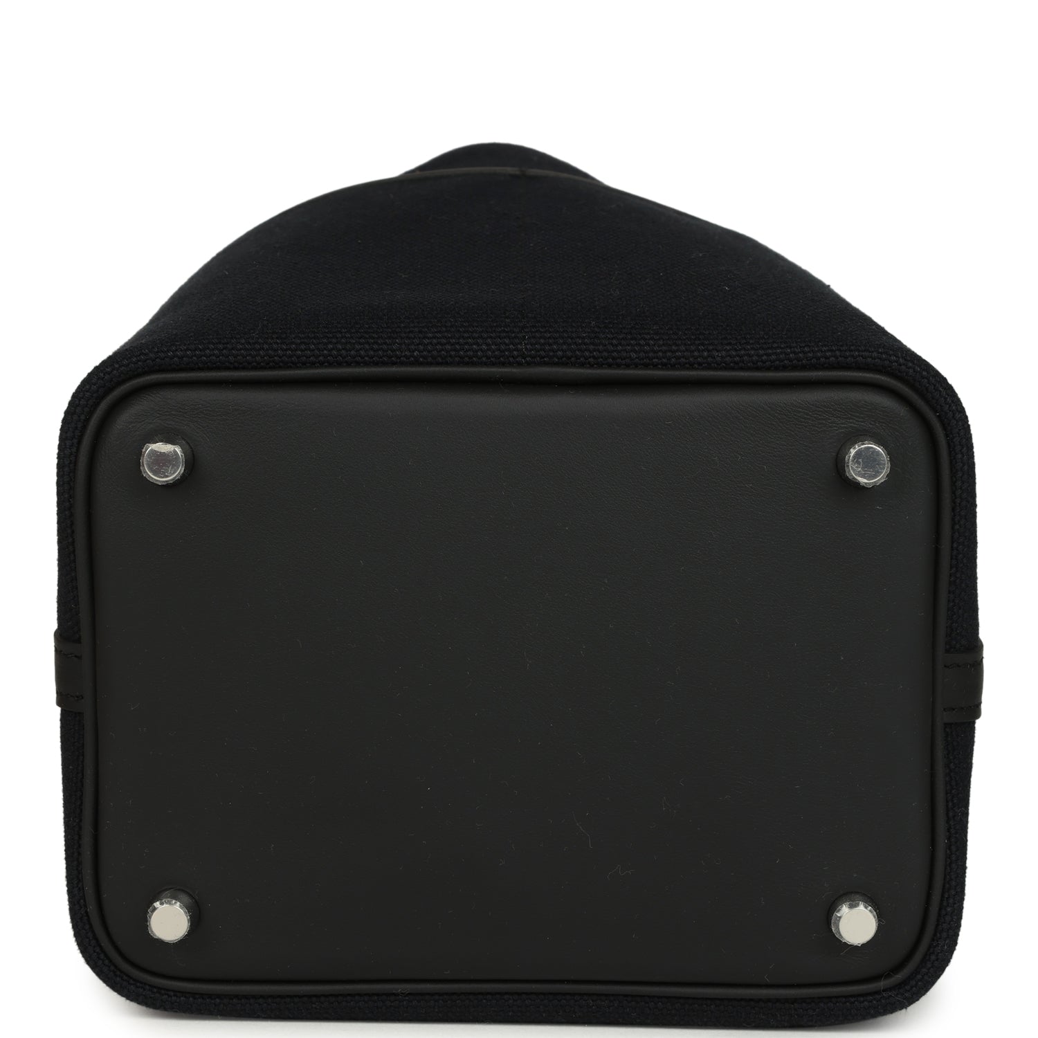Hermes Picotin Cargo 18 Black Toile Goeland and Swift Palladium Hardware