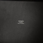 Hermes Picotin Cargo 18 Black Toile Goeland and Swift Palladium Hardware