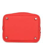 Hermes Picotin Lock 18 Rose Texas Clemence Palladium Hardware