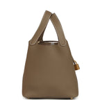 Hermes Picotin Lock 18 Etoupe Clemence Gold Hardware