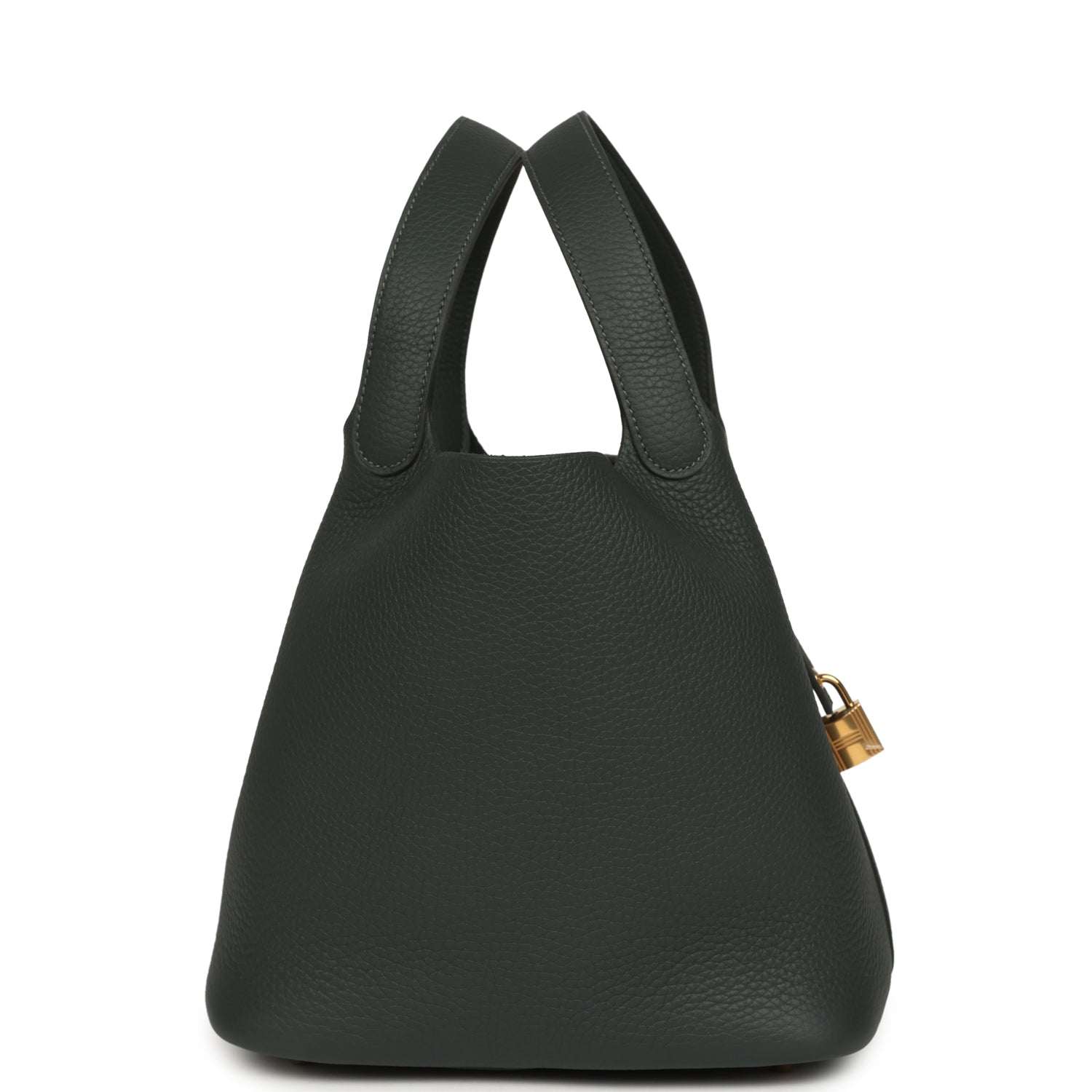 Hermes Picotin Lock 22 Vert Mangrove Clemence Gold Hardware