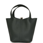 Hermes Picotin Lock 22 Vert Mangrove Clemence Gold Hardware