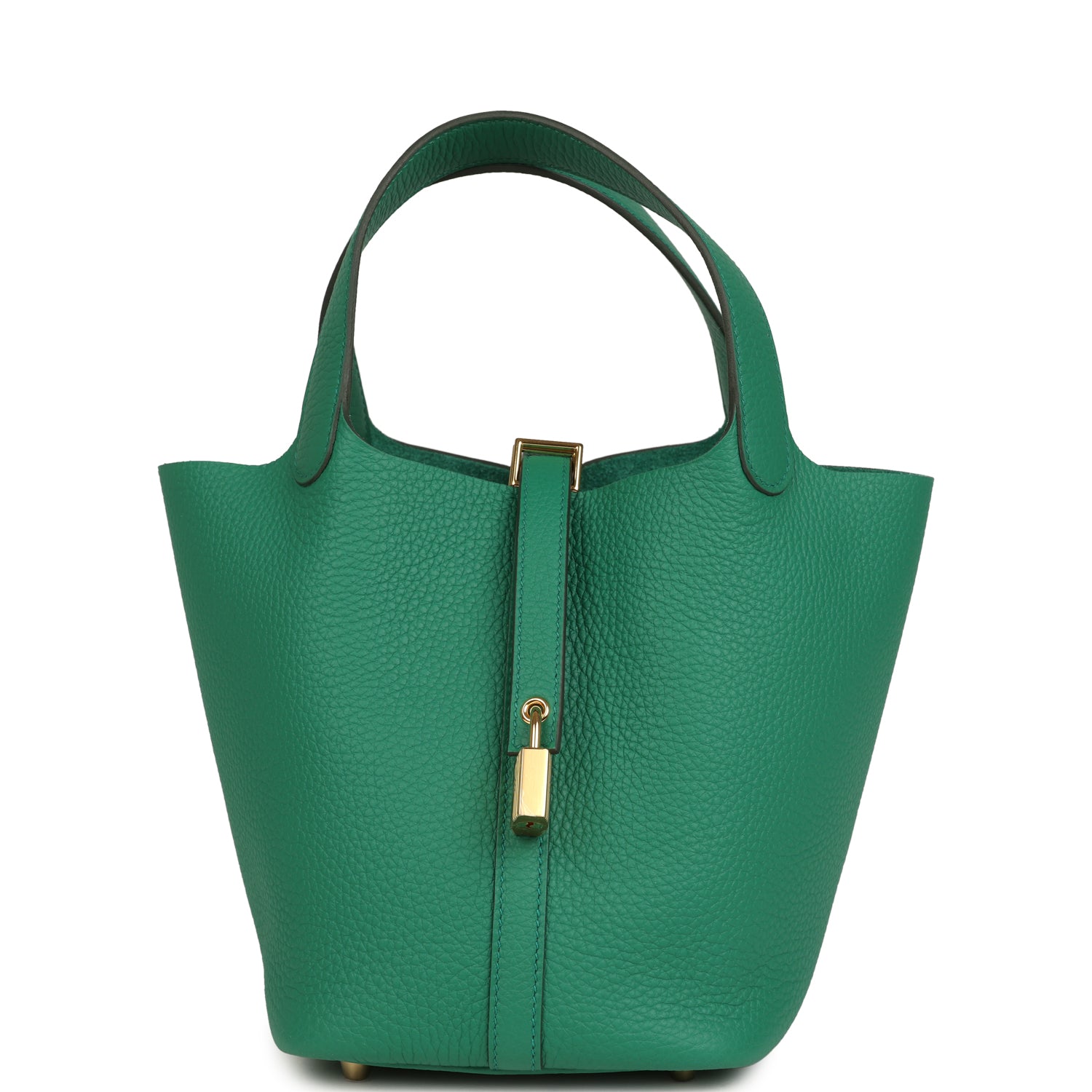 Hermes Picotin Lock 18 Vert Vertigo Clemence Gold Hardware