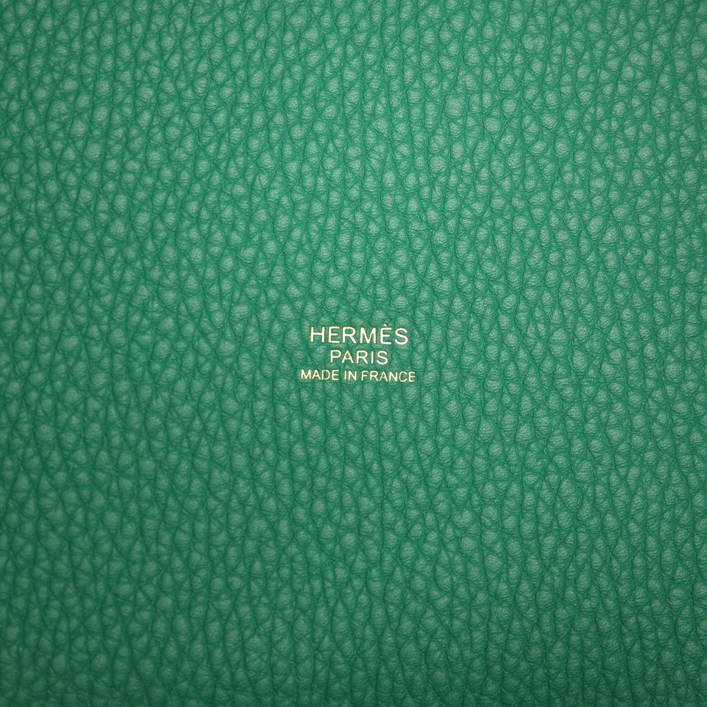 Hermes Picotin Lock 18 Vert Vertigo Clemence Gold Hardware