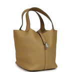 Hermes Picotin Lock 22 Dune Clemence Palladium Hardware
