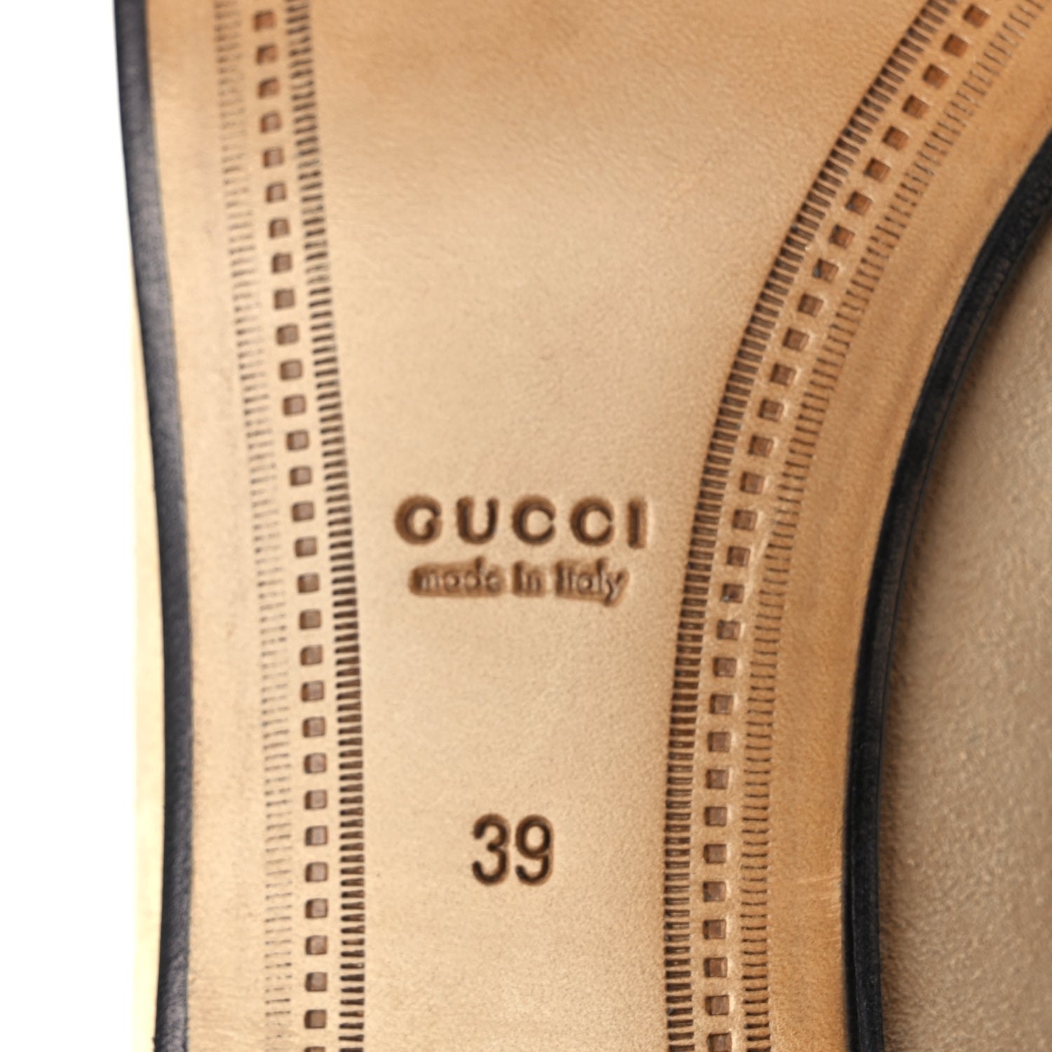 Gucci Suede Horsebit Womens Jordaan Loafers 39 Pink Sand
