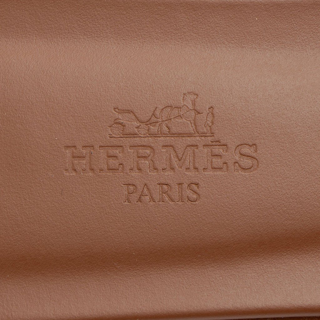 Hermes Box Calfskin Oran Sandal - Size 6.5 / 36.5