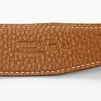 Hermes Box Calfskin Togo Leather 32mm Reversible H Belt - Size 34 / 85