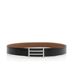 Hermes Box Togo Calfskin Rider Reversible Belt - Size 38 / 95 (SHF-23286)