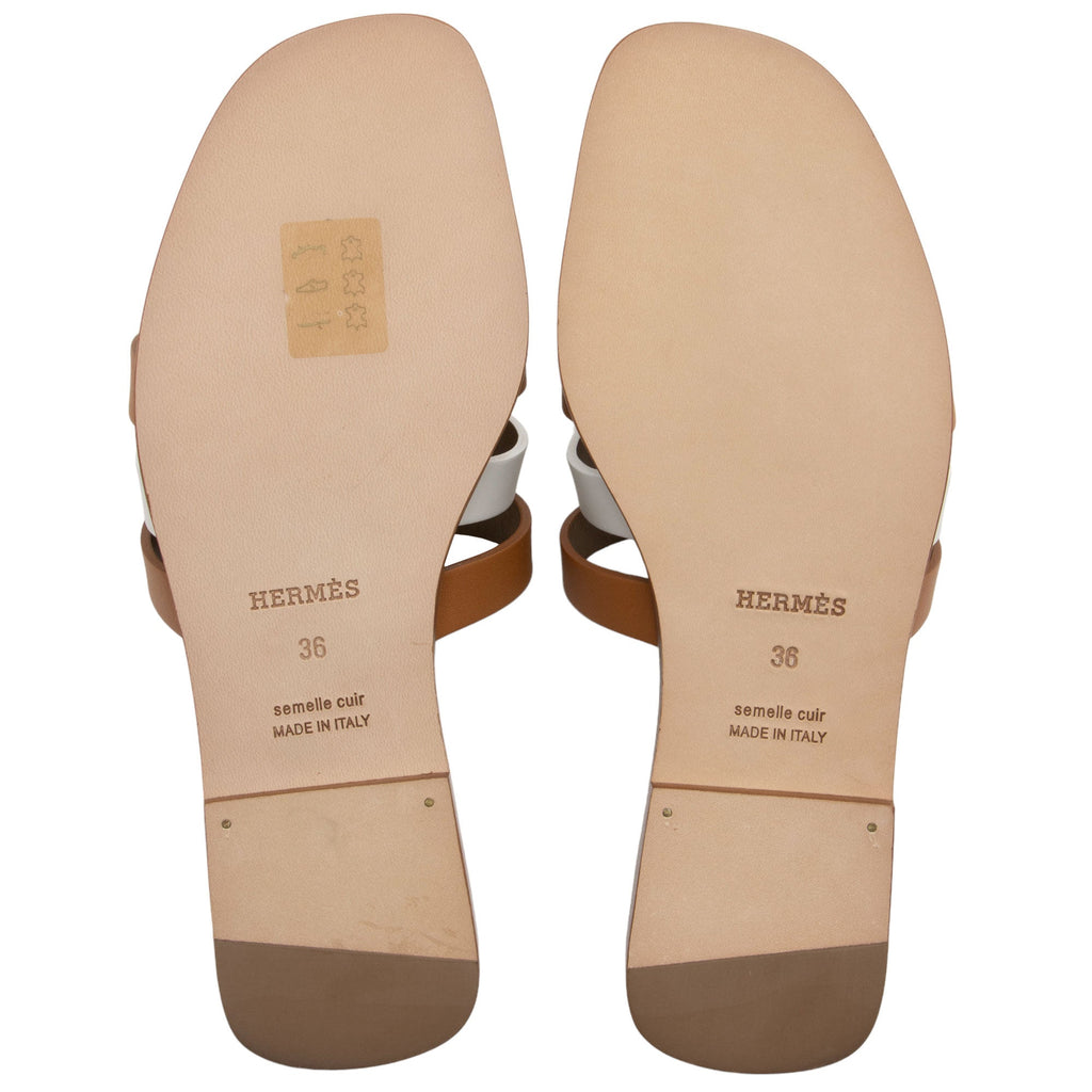 Hermes Calfskin Amore Sandals - Size 6 / 36 (SHF-tYVEdZ)