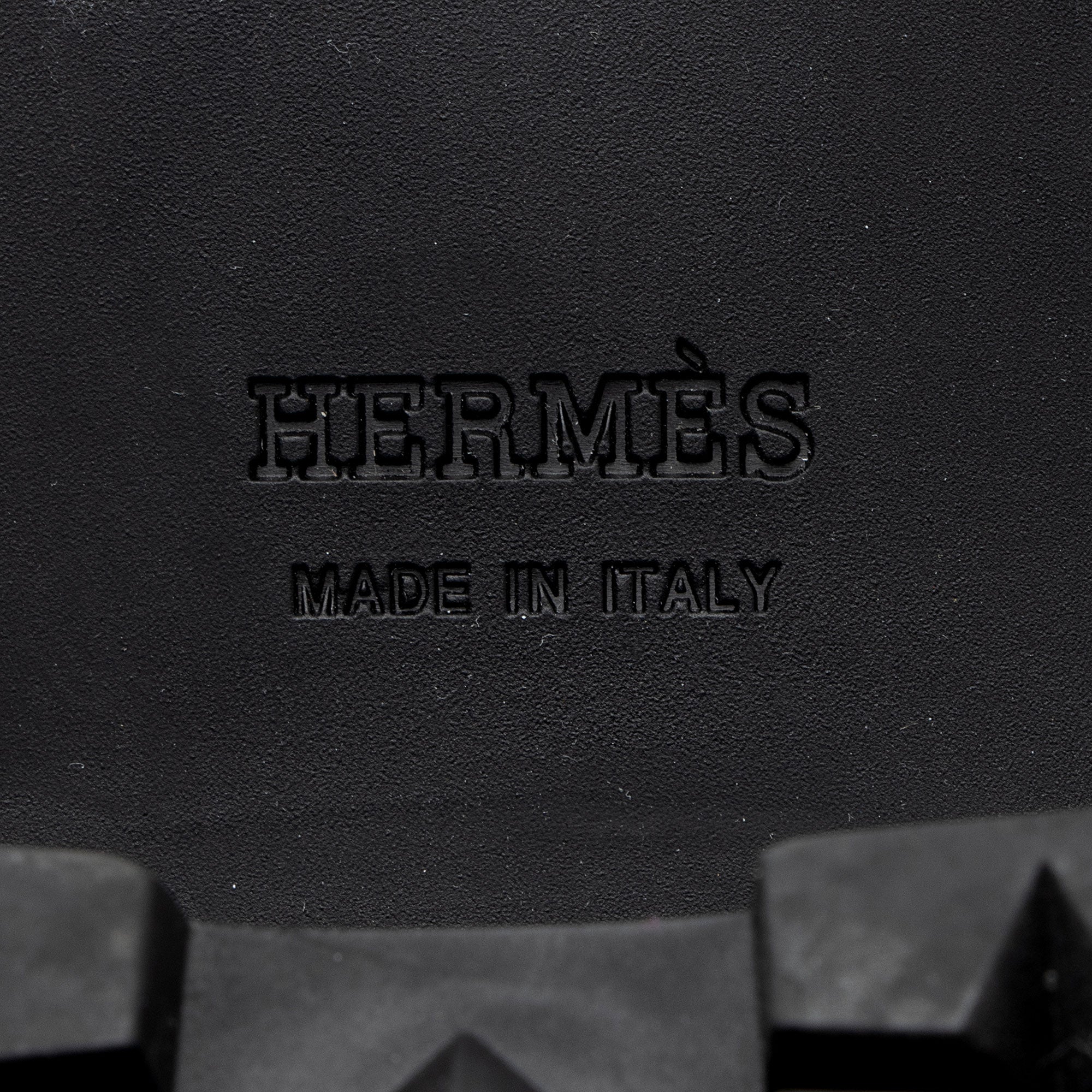 Hermes Calfskin Embossed Bridge Combat Boots - Size 7.5 / 37.5