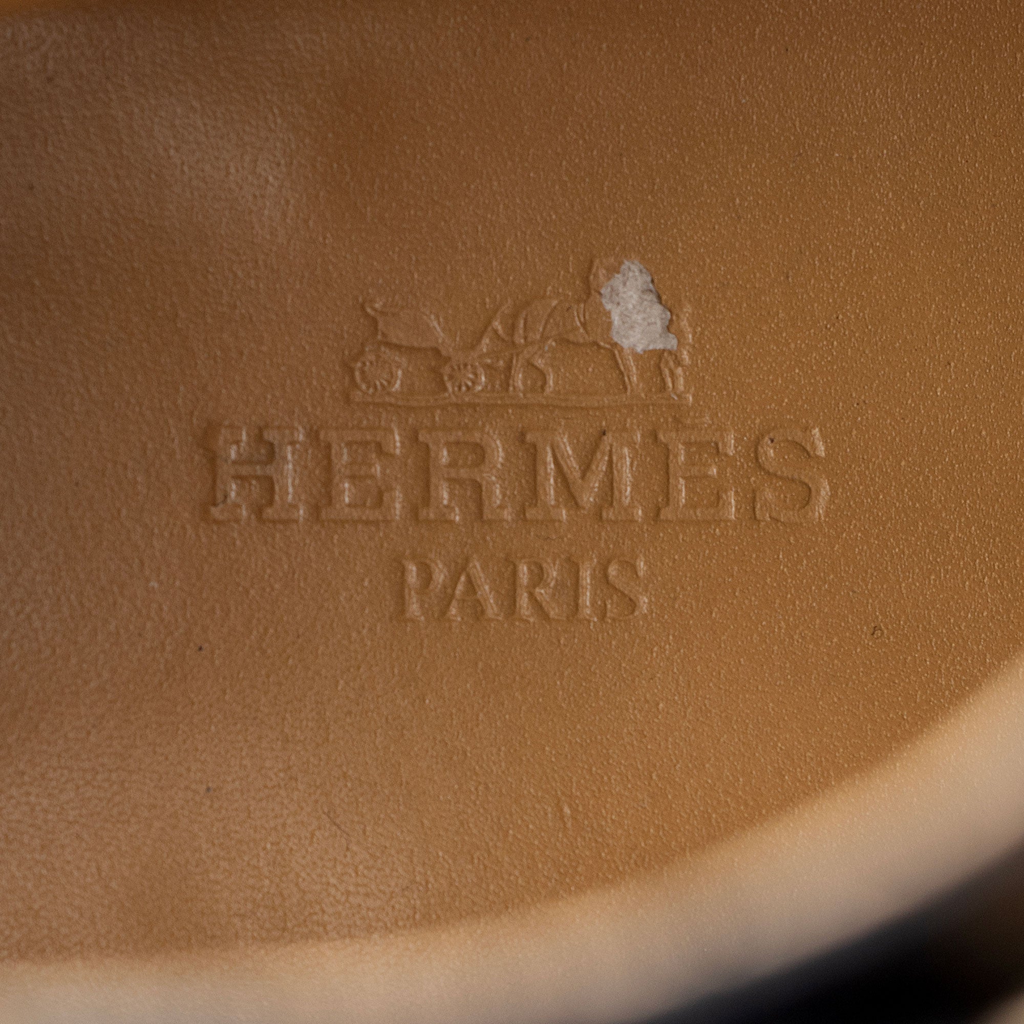 Hermes Calfskin Embossed Bridge Combat Boots - Size 7.5 / 37.5