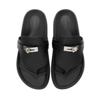 Hermes Calfskin Empire Sandals - Size 6 / 36 - FINAL SALE