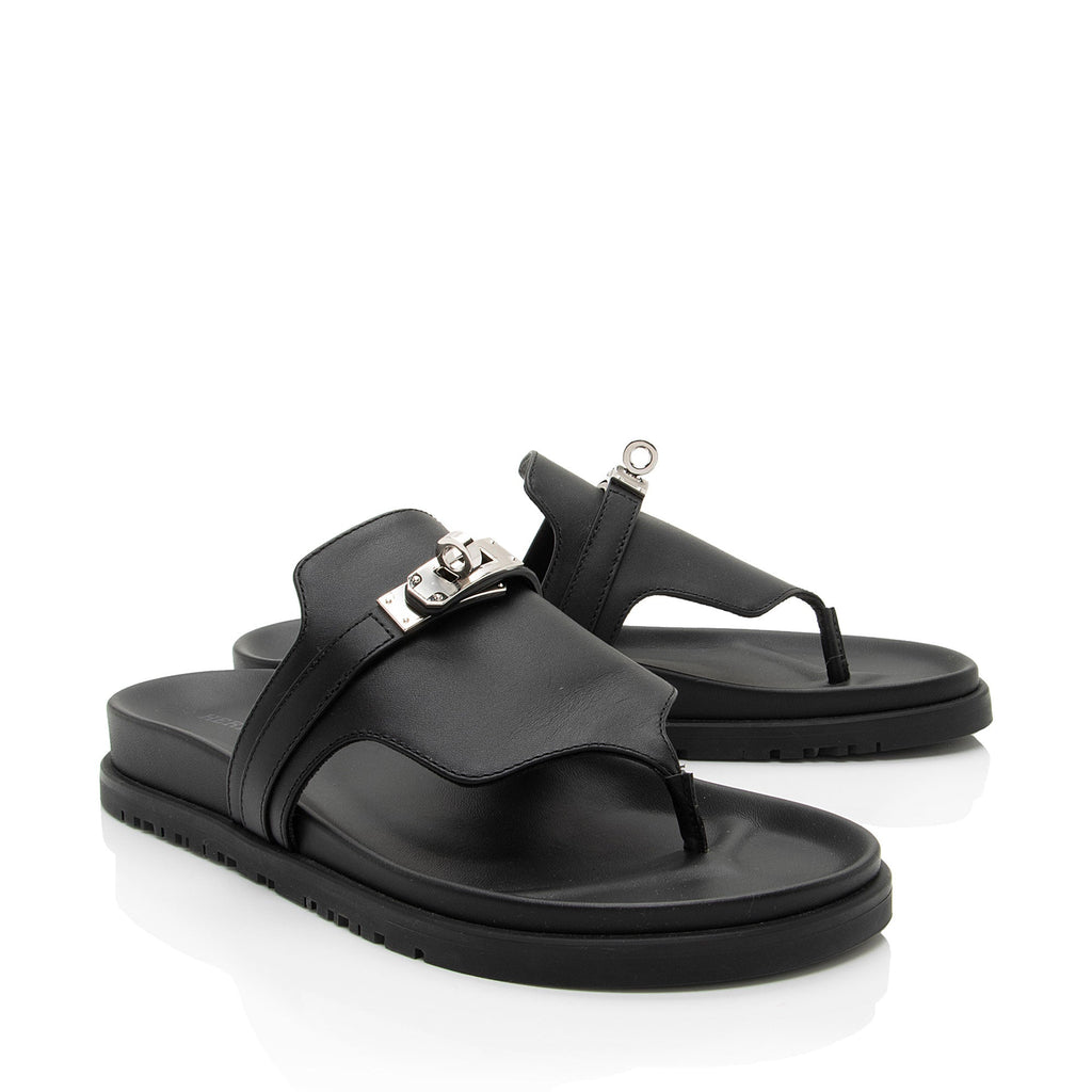 Hermes Calfskin Empire Sandals - Size 6 / 36 - FINAL SALE