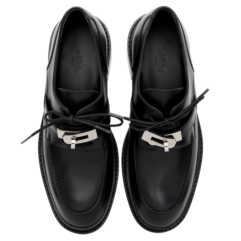 Hermes Calfskin Kelly First Oxford Loafers - Size 7 / 37