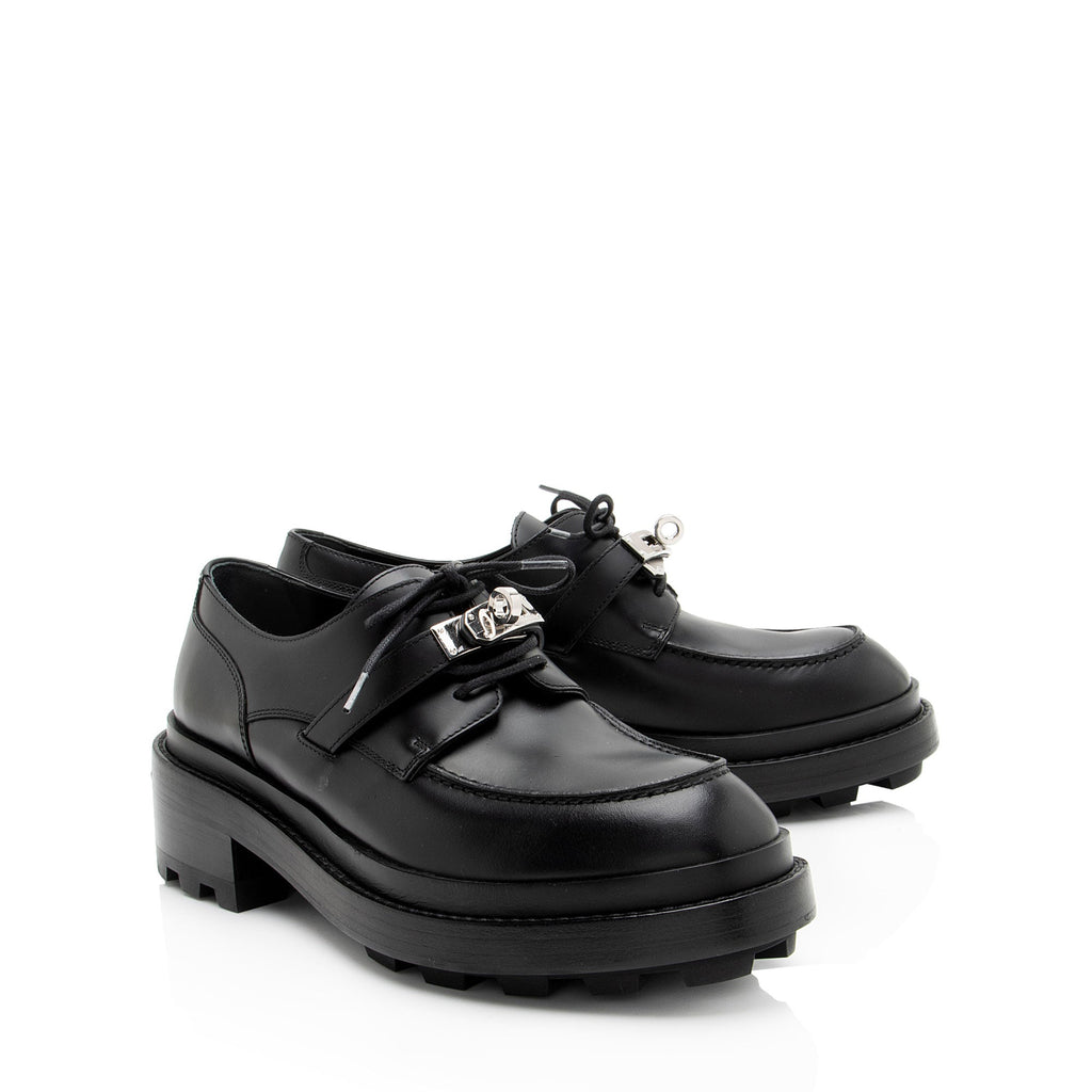 Hermes Calfskin Kelly First Oxford Loafers - Size 7 / 37