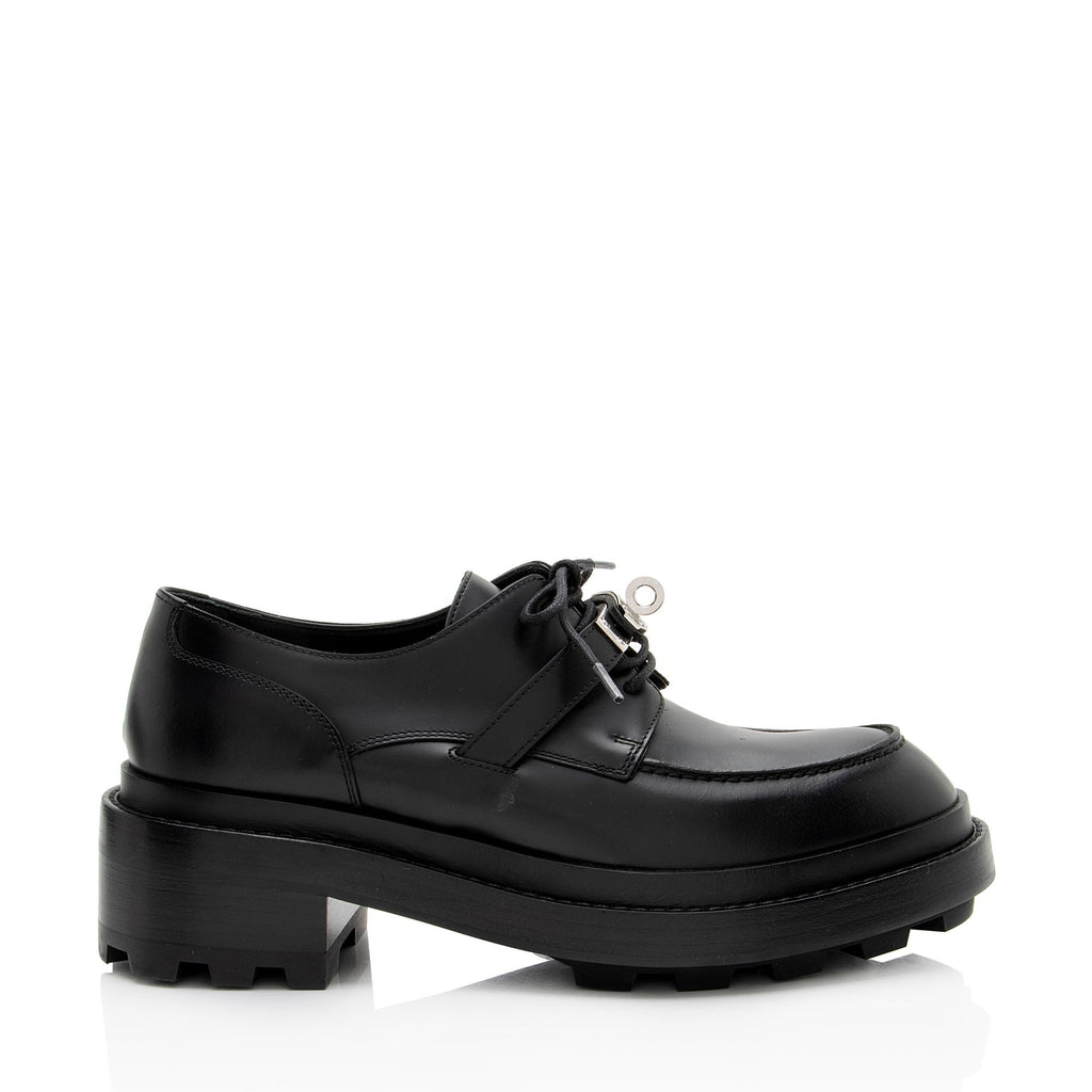 Hermes Calfskin Kelly First Oxford Loafers - Size 7 / 37