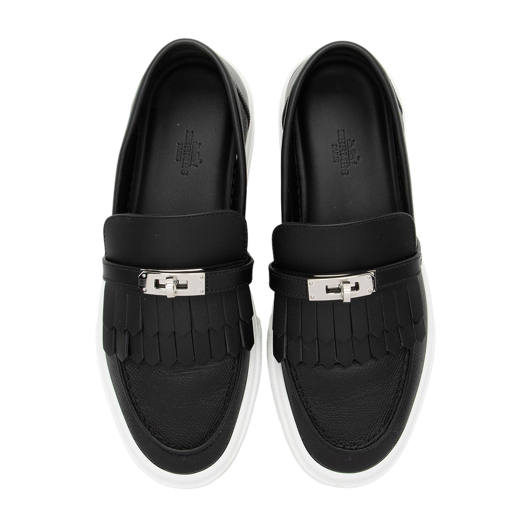 Hermes Calfskin Game Slip On Sneakers - Size 9.5 / 39.5 (SHF-EpHXjH)
