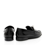 Hermes Calfskin Studded Fringe Destin Loafers - Size 7 / 37