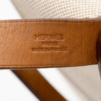 Hermes Canvas Calfskin Cabag Elan Tote - FINAL SALE (SHF-16359)