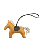 Hermes Milo Lambskin Rodeo Horse MM Bag Charm