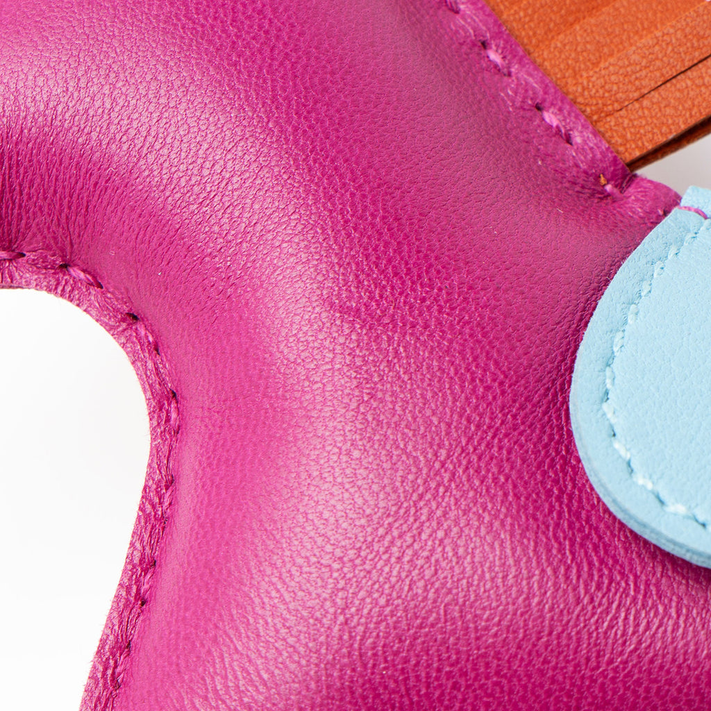 Hermes Milo Lambskin Rodeo Horse MM Bag Charm
