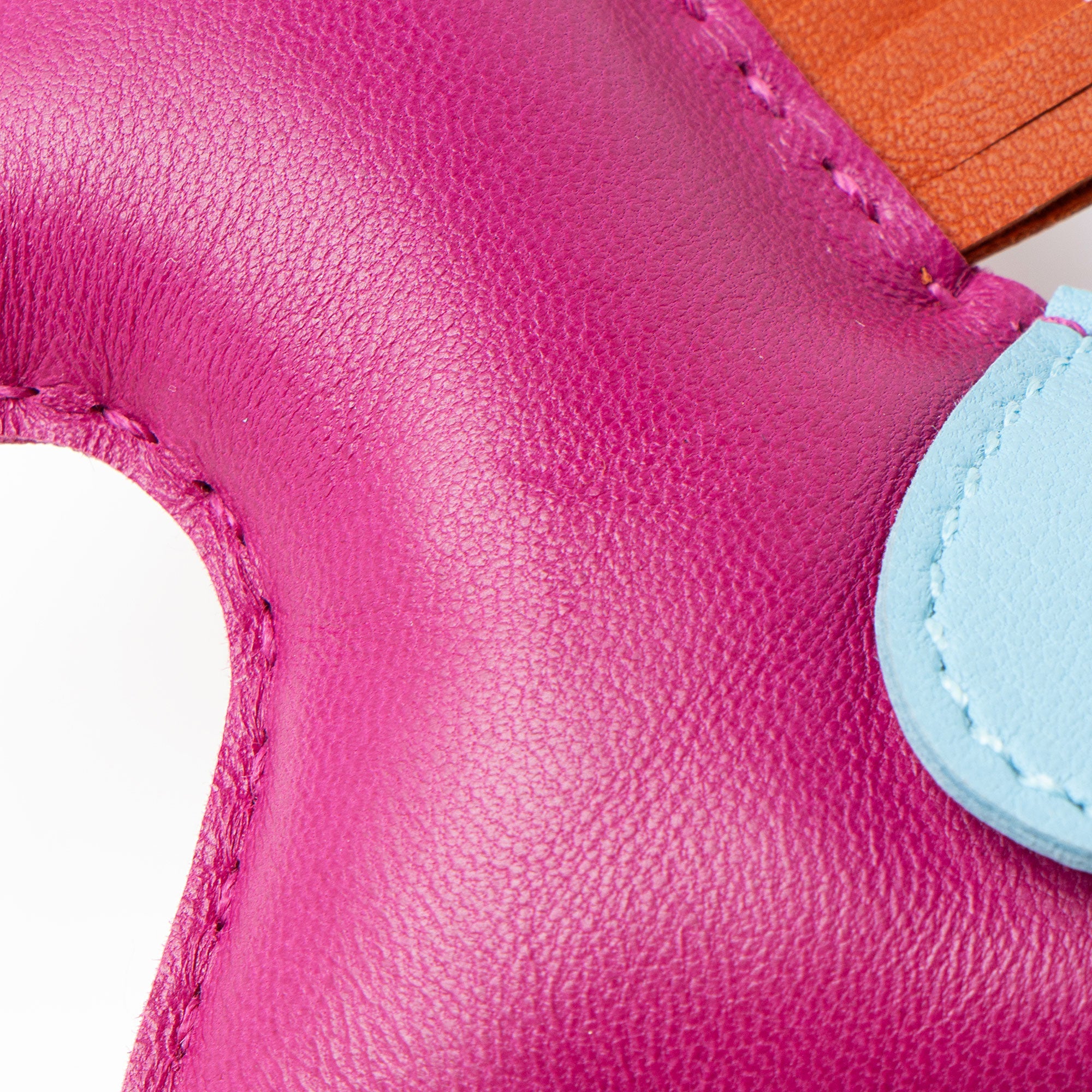 Hermes Milo Lambskin Rodeo Horse MM Bag Charm