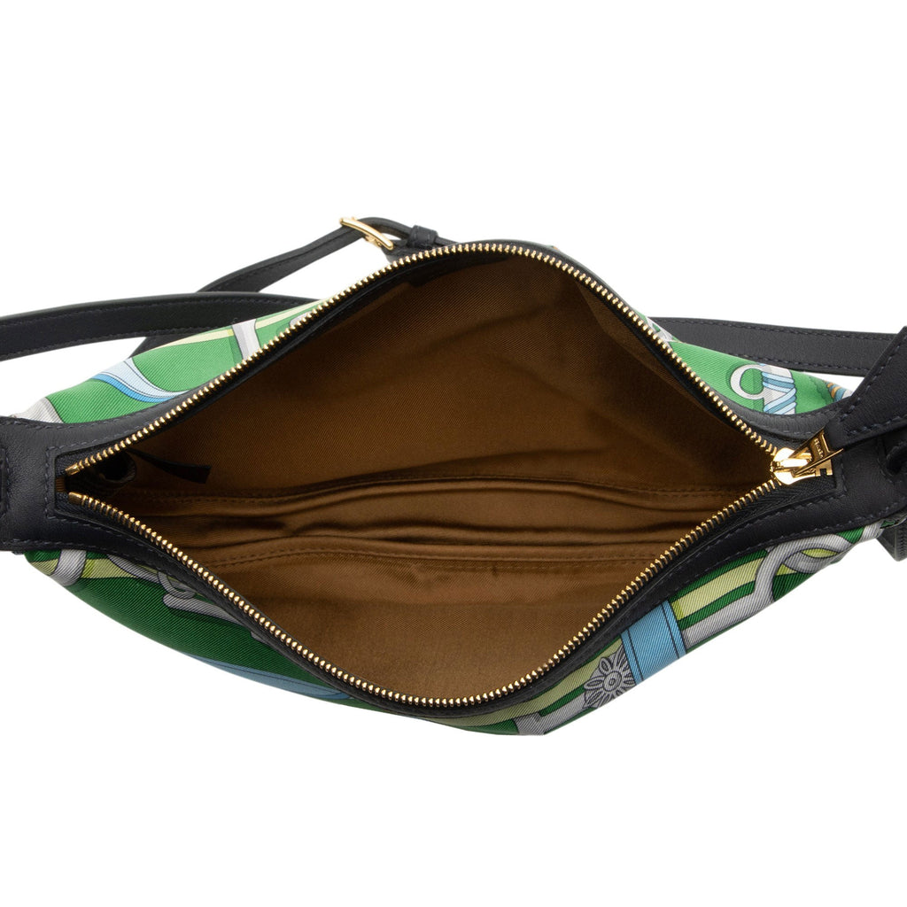 Hermes Silk Calfskin Sursoie To Go Pouch