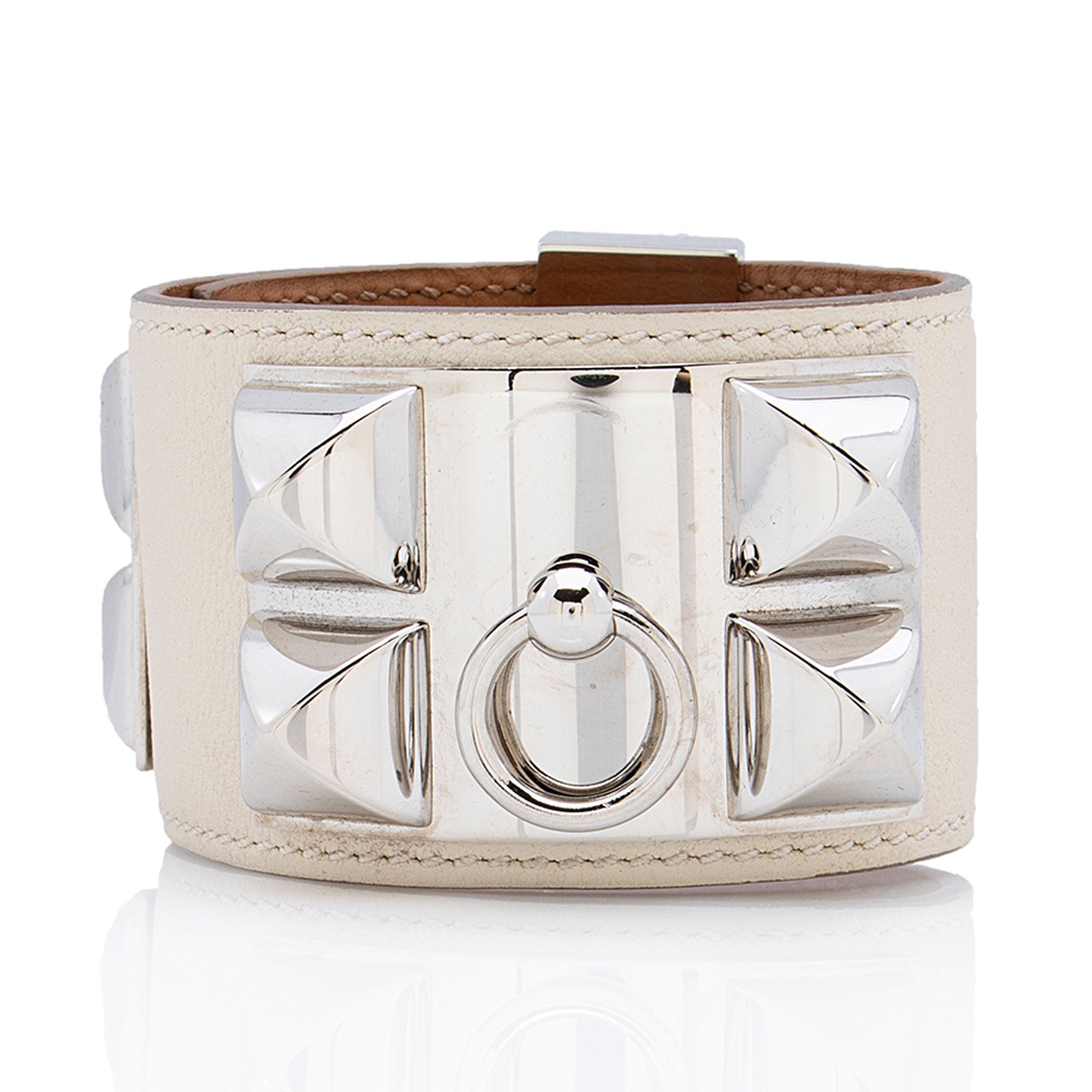 Hermes Swift Calfskin Collier de Chien Bracelet