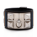 Hermes Swift Calfskin Embroidered Collier de Chien Bracelet (SHF-7bQ1PW)