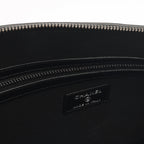Chanel Gabrielle Large O Case Paris/Hamburg - Black Embroidered Wool / Calfskin | Mixed Hardware