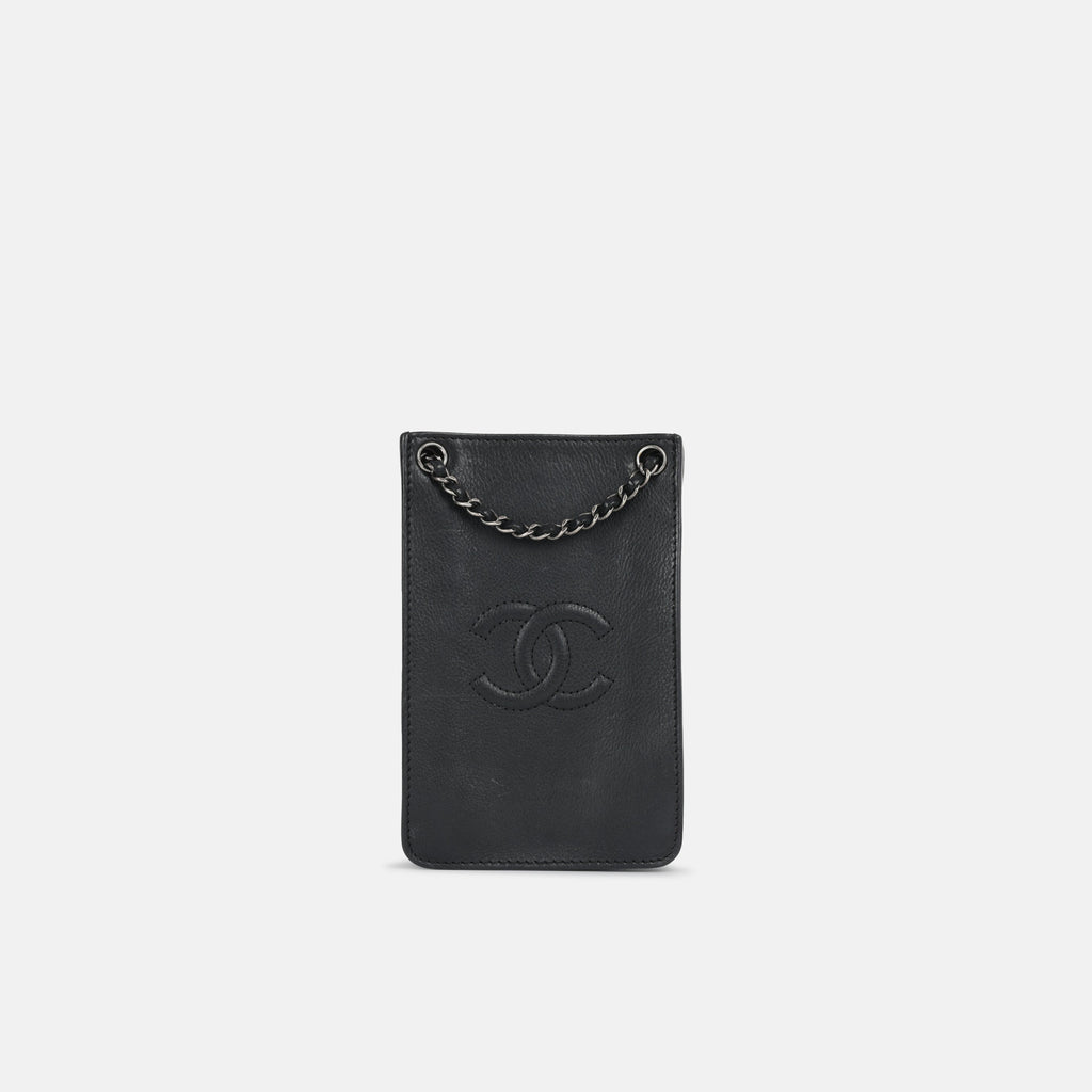 Chanel CC Phone Holder - Black